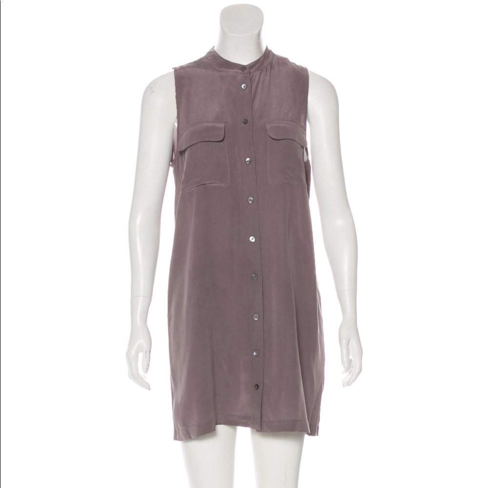 Equipment silk mini dress
